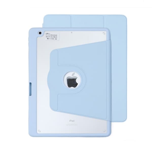 Etui til iPad Pro 11 Glacier Blue Tri-fold Roterende Hårdt