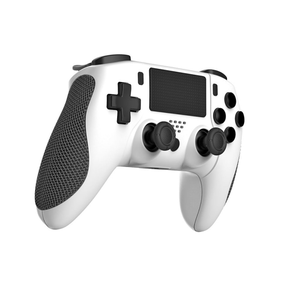 Vibration PS4/Slim/Pro Gamepad P4 trådløs håndtagsrem Seksakset kropsfølende funktion White and Black