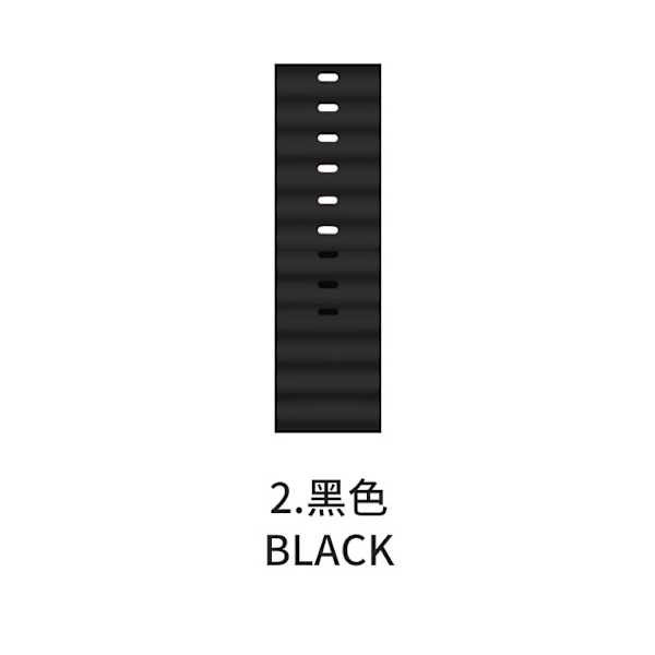 Klokkereim for Apple Watch iWatch for 1-9 generasjoner: 42/44/45/49/S10 46mm svart