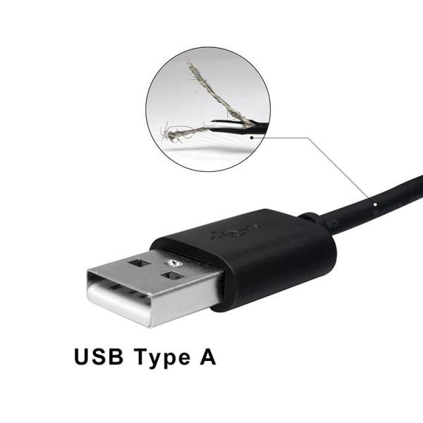 TYPE-C Mobiltelefon Ladekabel PD Hurtiglading USB-C Ladekabel 2,4 M Switch Game