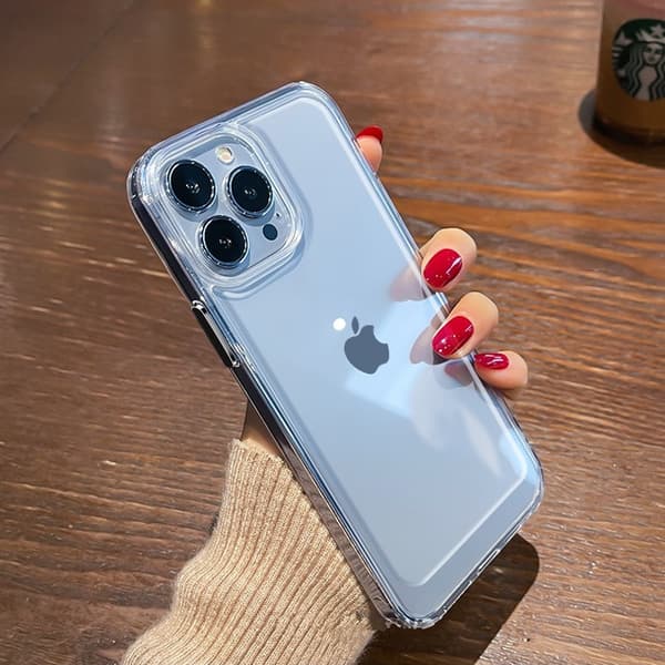 Skal för iPhone 17 Pro Space 2 Högtransparens akryl transparent