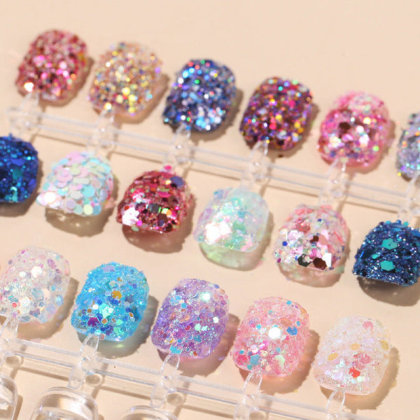 Kynsikoristeet Nail Art Ins Wind Glitter Hybrid Laser Hexagon paljetteihin Korean big sequins #10