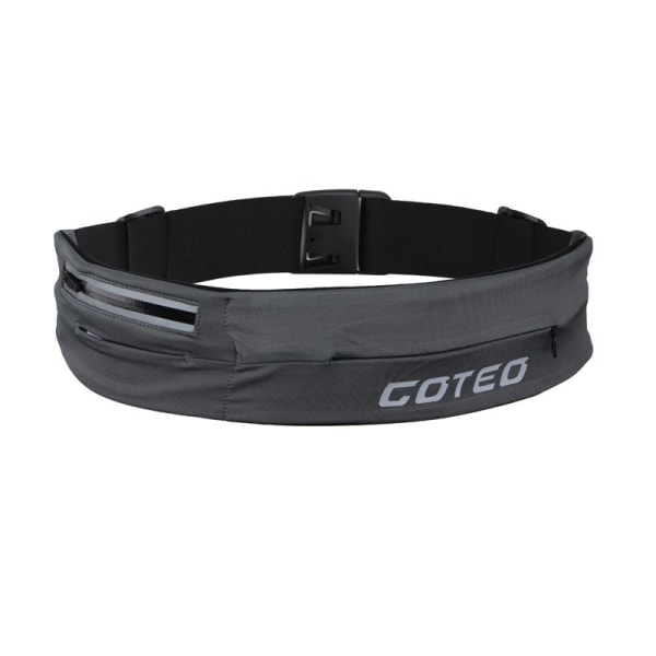 Fanny Pack Löparbälte Midjeväska Organizer Sport Multifunctional Outdoor Gray Average size