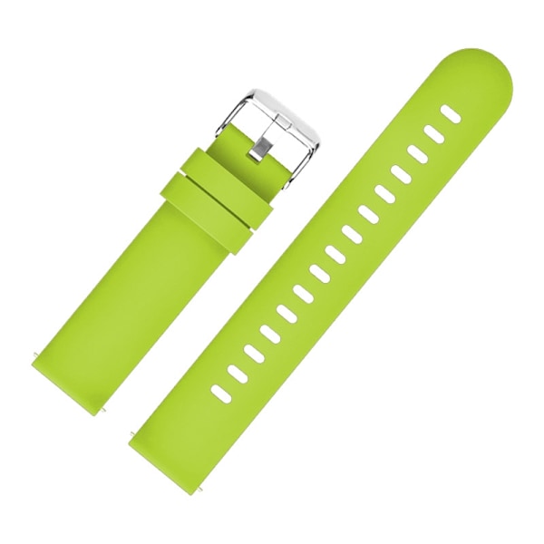 Klockarmband för Apple Watch iWatch 18mm fluorescerande grön inklusive spänne + fjäderstift