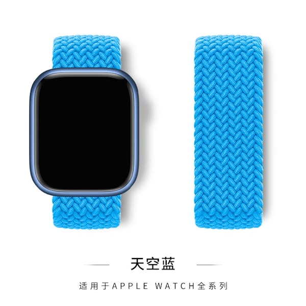 Kellon ranneke Apple Watch iWatch 38/40/41/42mm L-koko, taivaansininen