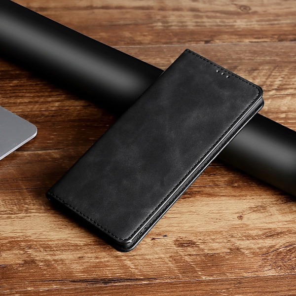 Etui til iPhone 15 sort med kortslot