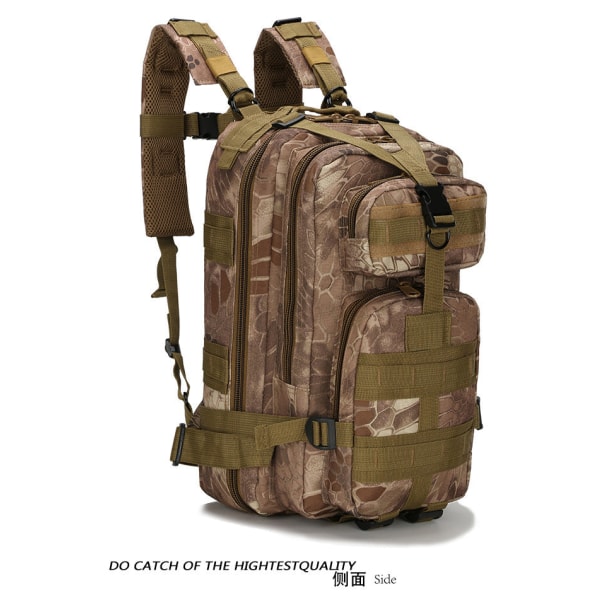 Combat Bag Outdoor Sports Vandretaske 30L Oxford Vandtæt CP camouflage