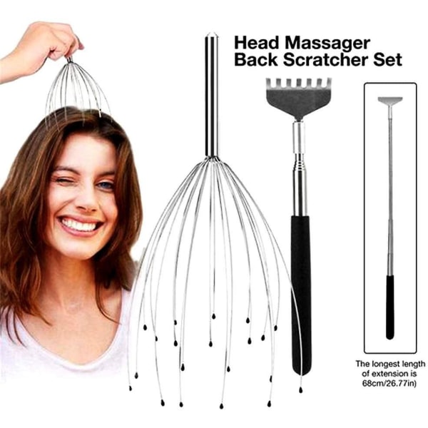 Head Massage Spider Back Scraper Head Massager Massagers