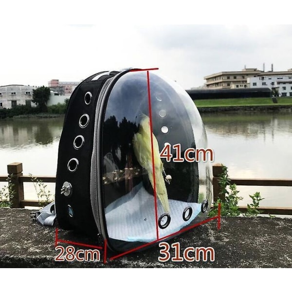 Bird toys parrot pet backpack outdoor travel cage portable parro