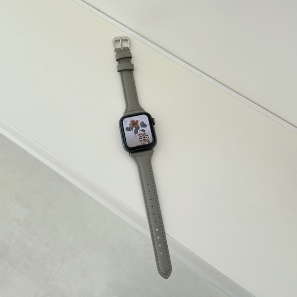 Klockarmband för Apple Watch iWatch 38/40/41mm Universal Elefantgrå