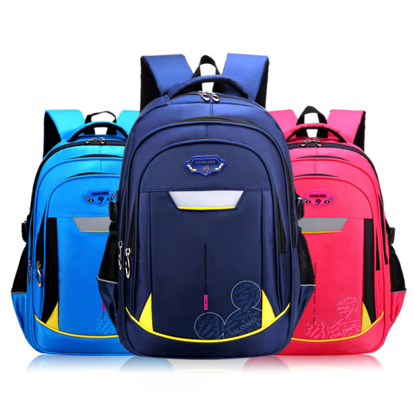 Kouluopiskelijareppu College Bookbag Matkalaukku Suurikapasiteettinen kulutusta kestävä rasituksen vähentäminen Royal blue small size