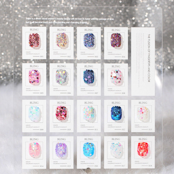 Kynsikoristeet Nail Art Ins Wind Glitter Hybrid Laser Hexagon paljetteihin Korean big sequins #12