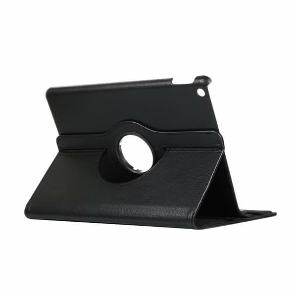 Stilfuldt etui til iPad Pro 9.7\" 2016 Sort Læder Litchi Tekstur
