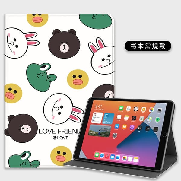 Fodral för iPad mini1/mini2/mini3 7.9\" Vit Söt Multi\" Normal Storlek Full