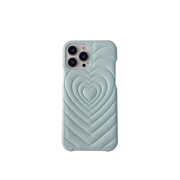 Kotelo iPhone 14 Pro Max -puhelimelle, lampaan kuvio, sydän, sininen lampaannahka, sydän, kolmen pakkaus