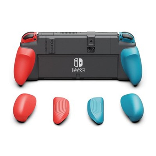 For Nintendo Switch OLED Grip Protective Cover Switch OLED Oppbevaringsveske komplett sett Blue Red