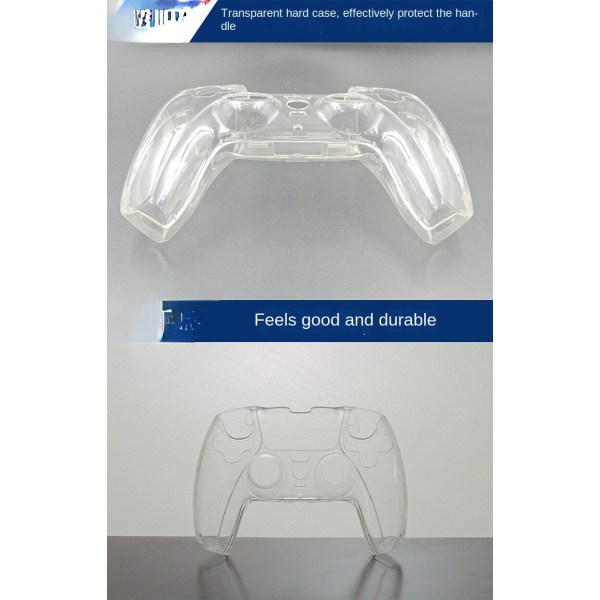 Ps5 Gamepad Crystal Case Ps5 Split PC:lle läpinäkyvä suojaava kova laatikko set cap