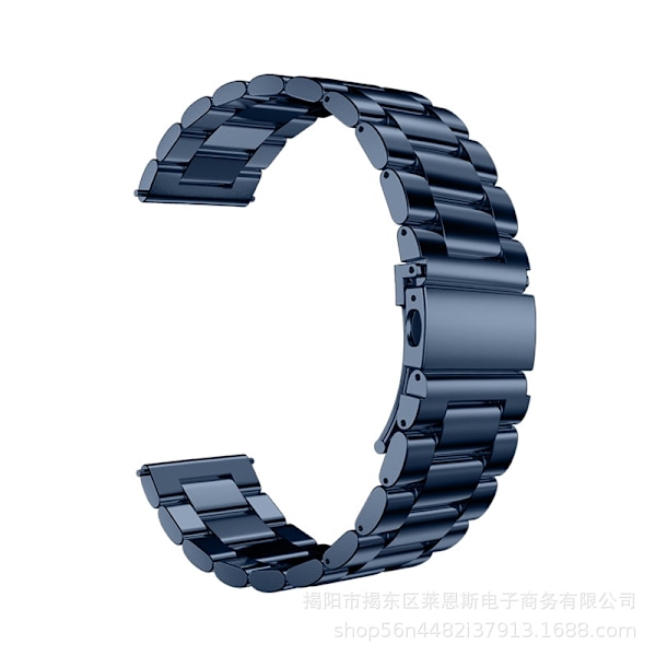 Klockarmband för Apple Watch iWatch för 38-40-41mm trestålsarmband - blå