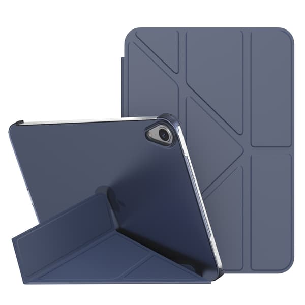 Etui til iPad 10 2022 10.9\" Multi fold PC Hårdt Shell Mørkeblå Hård Transformers Hård