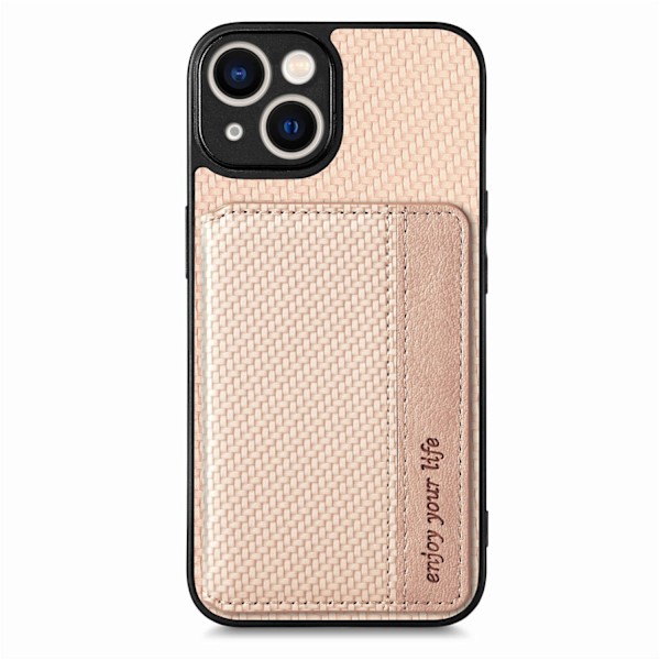 iPhone 16 Pro Max -kotelo, khaki aprikoosi, monitoimikorttipidike, magneettinen, varkaudenesto