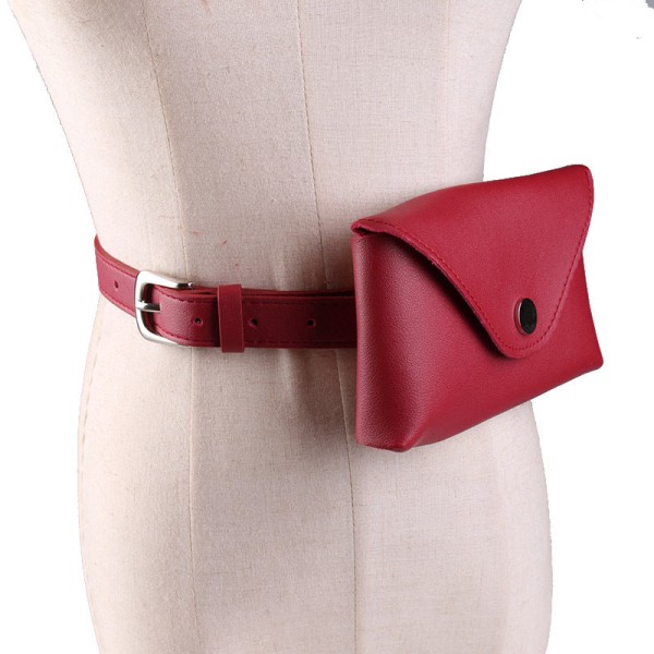 Naisten käsilaukku Simple Belt Belt Matkapuhelin Kolikko Kukkaro Korean Belt Khaki