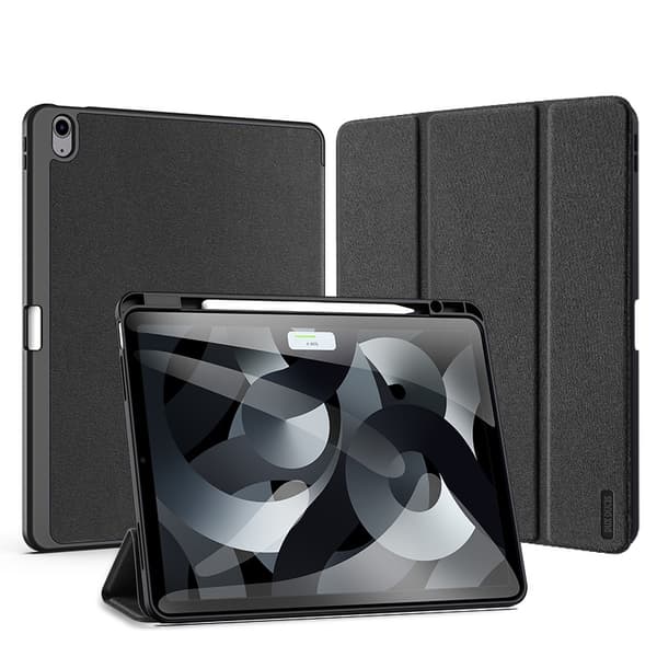 Stilfuldt etui til iPad Pro 11 2024 Sort Tri-fold Læder