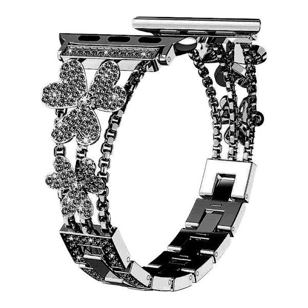 Urrem til Apple Watch iWatch 38/40/41mm Sort