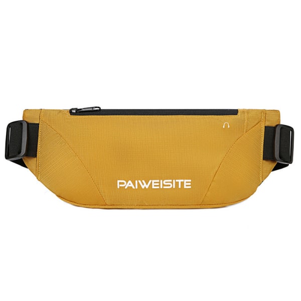 Fanny Pack Løpebelte Midjeveske Organizer Sports Vanntett Bærbar Black 6.5 inches