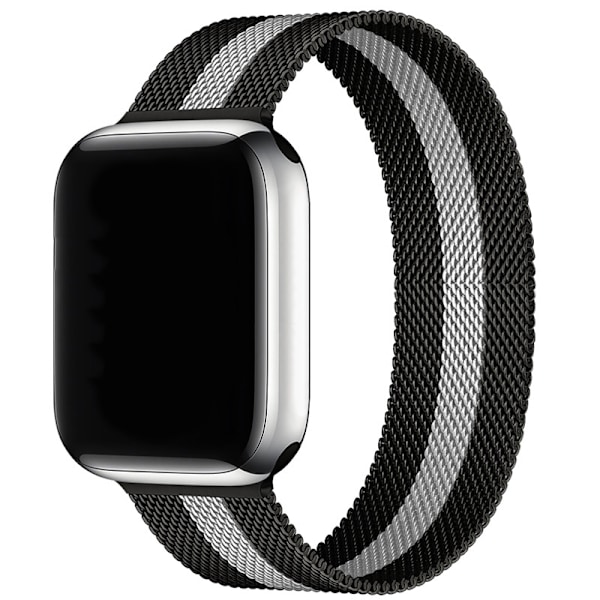 Klockarmband för Apple Watch iWatch 44/45/46/49mm Svart och Vit P
