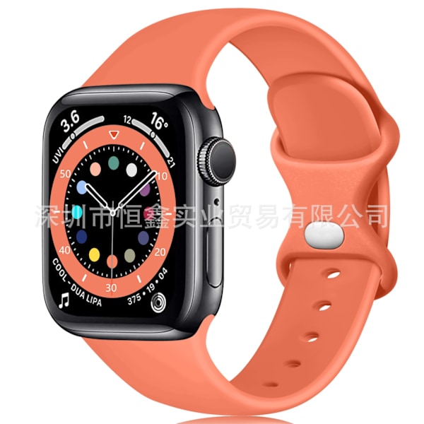 Kellon ranneke Apple Watch iWatch 38/40/41 S/M Coral -kelloon