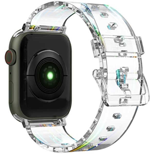 Klockarmband för Apple Watch iWatch 38/40/41mm Färgstark Vit