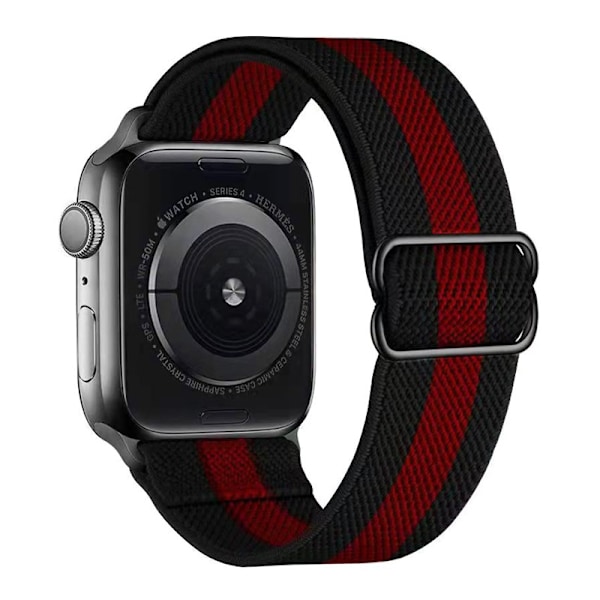 Kellon ranneke Apple Watch iWatch 38/40/41 Universal musta ja punainen