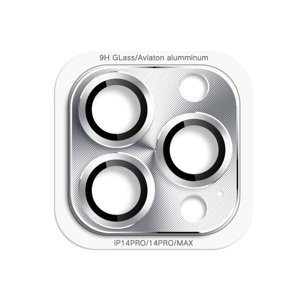 Skal för iPhone 17 Pro Max silver CD-mönster pansar linsskydd