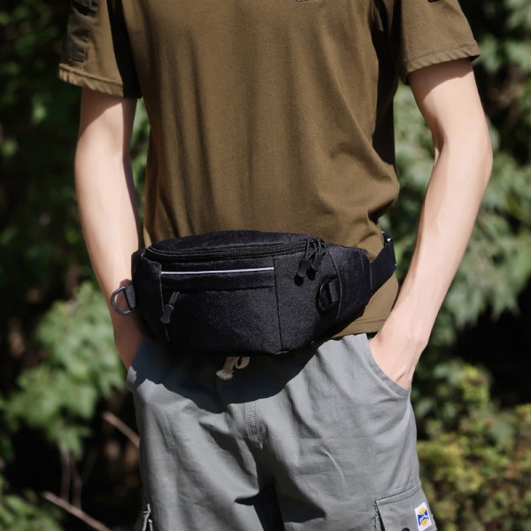 Fanny Pack Løpebelte Midjeveske Organizer Multi-Function Camouflage Desert Digital