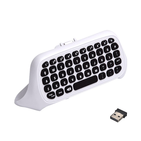 For Xbox One Series Gamepad Trådløst tastatur Xboxseries S/X-inndatatastatur med vippebryter White