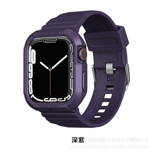 Klockarmband för Apple Watch iWatch 38/40/41 Universal Mörklila Main
