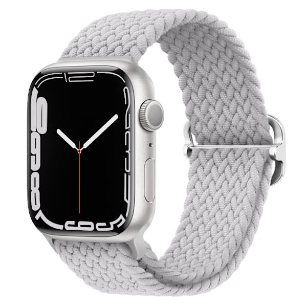 Klockarmband för Apple Watch iWatch 42/44/45mm Pärlvit