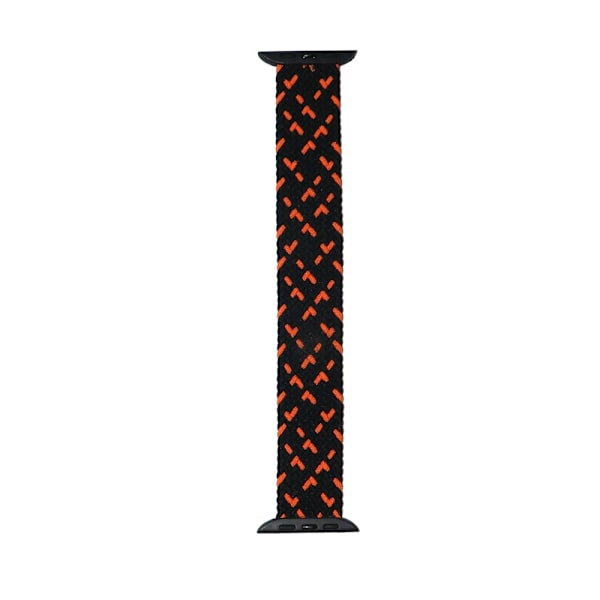 Kellon ranneke Apple Watch iWatch 38/40/41mm musta ja oranssi