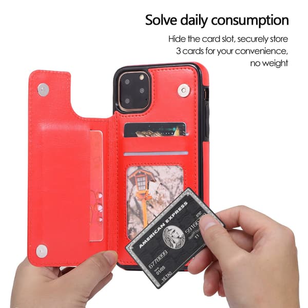 Etui til Samsung S20 rød Crazy Horse læderpung Red
