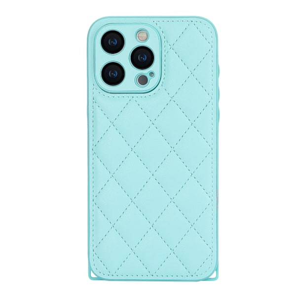 Etui til iPhone 14 Pro Max 6.7 grøn uden snor, crossbody diamant håndtaske
