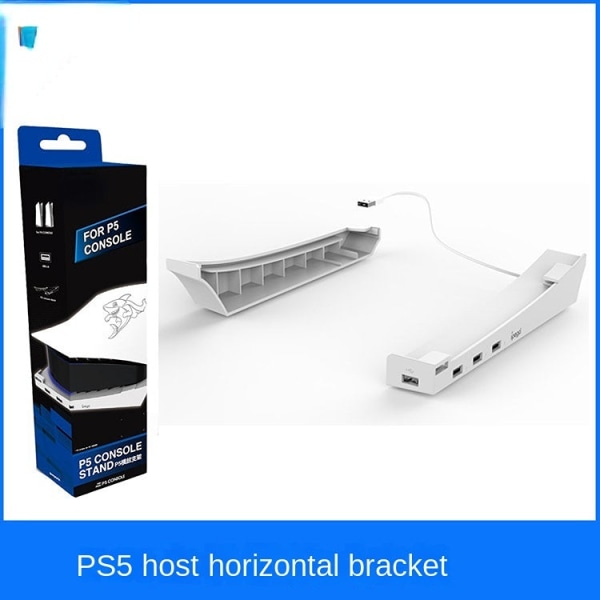 Ps5:lle optisen aseman isäntä Vaakasuuntainen tallennusteline Ps5 Digital Host Kannettava teline 4 USB