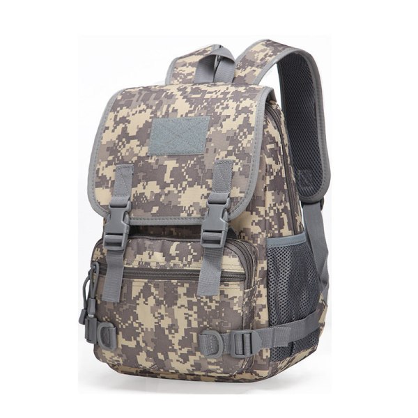 Kvinder pige rygsæk skulder taske skoletaske Militær træningstaske Udendørs Vinter Sommer Camp Tactical CS Real-Person Udstyr CP camouflage 32*23*13cm