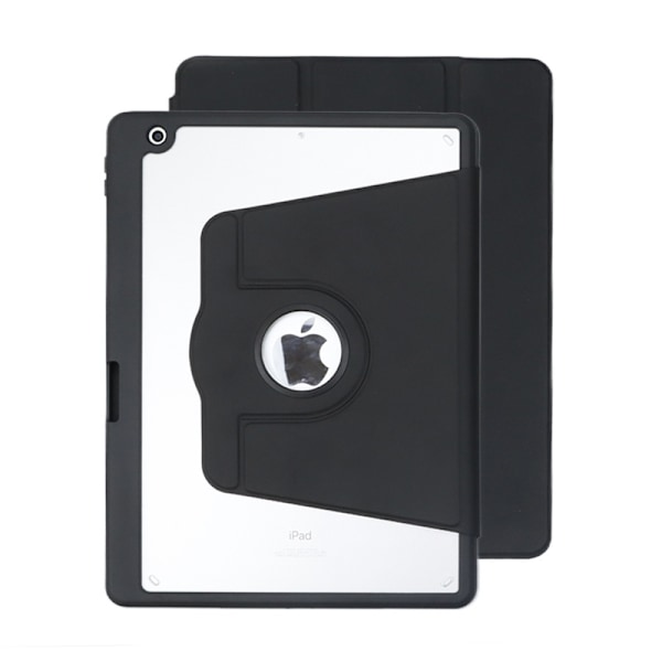 Etui til iPad Pro 11 Premium Sort Tri-fold Roterende Hårdt