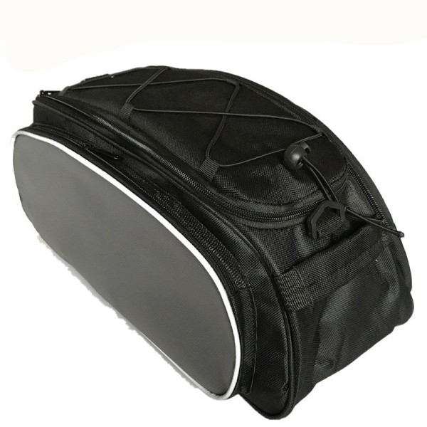 Sykkel terrengsykkelveske 13L Rear Rack Bag Medium Short Distance ridebag Gray 40*17*18cm