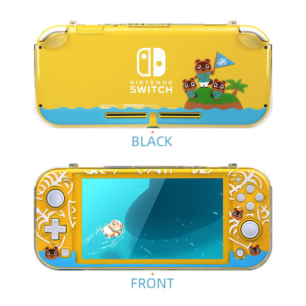 Switch Lite Crystal Case NS Lite Transparent Crystal Case Pudotuskestävälle Switch Mini All Inclusivelle Green and Blue