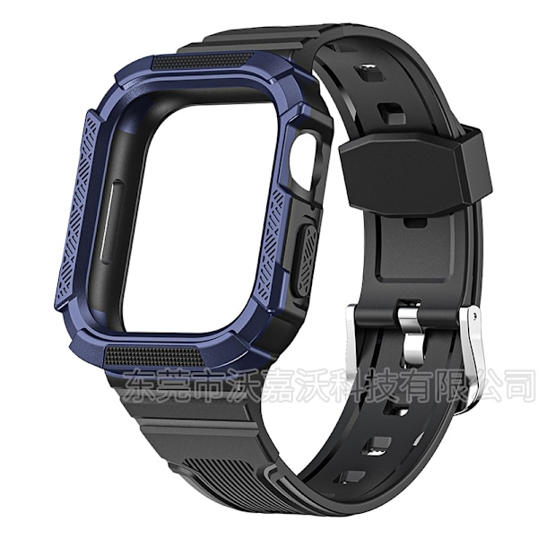 Kellon ranneke Apple Watch iWatch 40/41mm Musta sinisellä