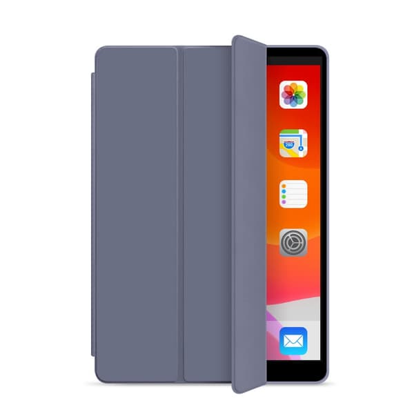 Stilfuldt etui til iPad mini 7/mini 6 lavendelgrå silikone fuld blød