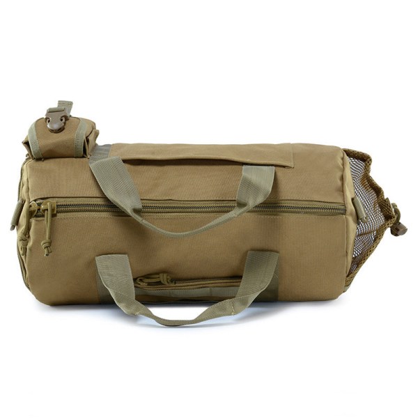 Herre med stor kapasitet, tørr våt separasjon Crossbody Bærbar Sport Trening Fitness Bag Kortreist Reise Bagasje Bag Reiseveske Army Green None