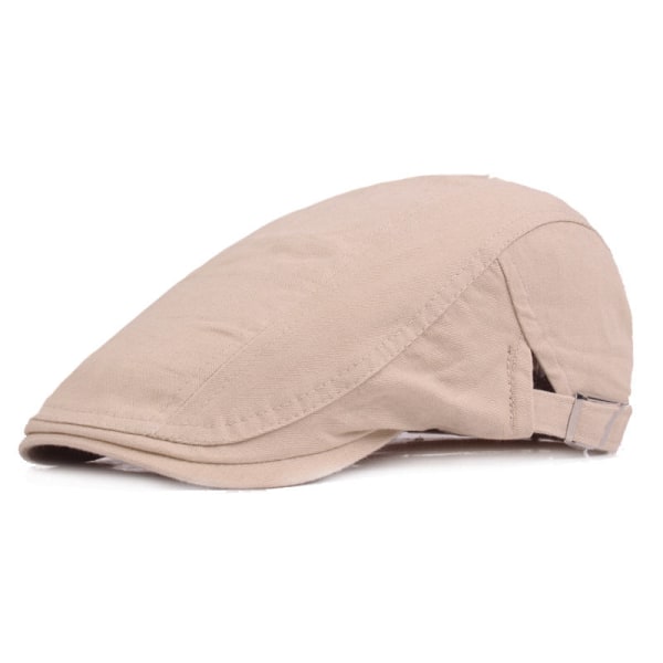 Barettihattu 2022 kevät kesä puhdasta puuvillaa yksivärinen casual cap Beige Adjustable