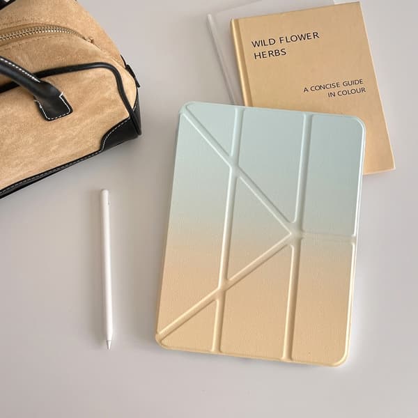 Stilig etui for iPad Pro 13-tommer / 2024 LTY-Gradient Gul Blyantgradient